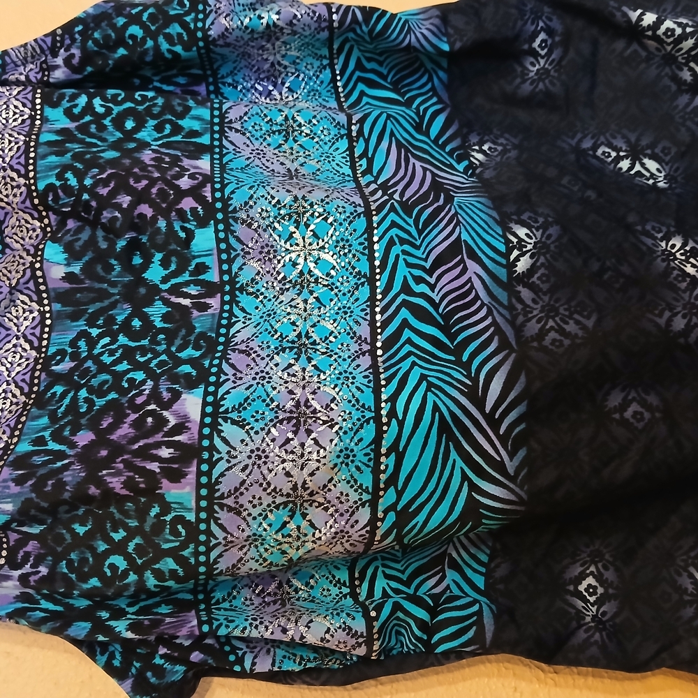 Vibrant Patterned Ladies Swim Suit